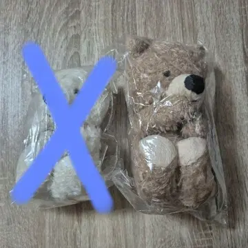 르슈크르 le sucre 브라운 곰 봉제 인형 약 20cm