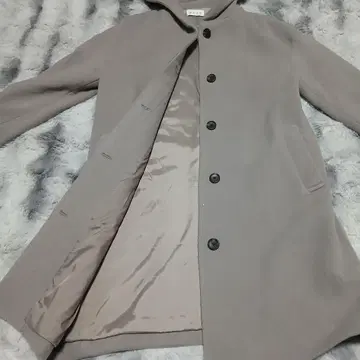 PLST 그레이 롱 코트