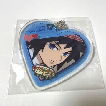 귀멸의 칼날 키메츠 학원 하트형 랜덤 아크릴 참 토미오카 기유