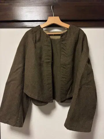 1950'S 프랑스군 M35 모터 사이클 코트 울 라이너