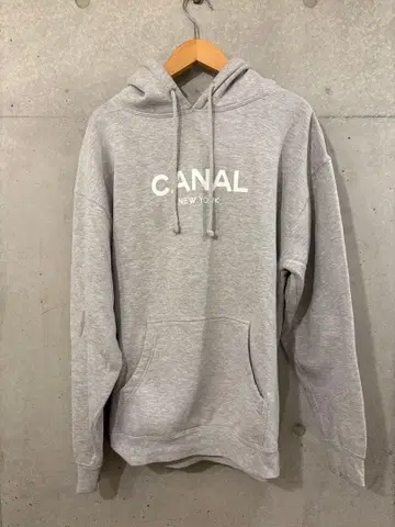 CANAL NEW YORK 풀오버 후드티 남성용 L
