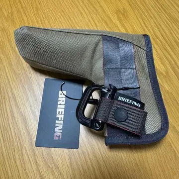 BRIEFING 퍼터용 골프헤드커버 TAN