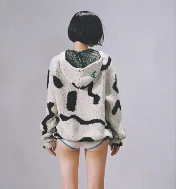 PAMM thanks sea knit anorak parka
