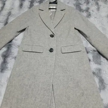 AG aqua girl 그레이 싱글 버튼 코트