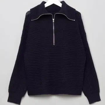 theory luxe 하프 지퍼 니트 세트