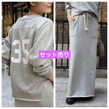 정가 22,900엔에서 30% OFF! doudou 쭈리 넘버링 셋업