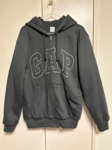 GAP 로고 보아 안감 집업 후드티 남성용 여성용