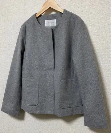 OPAQUE.CLIP 노카라 숏코트