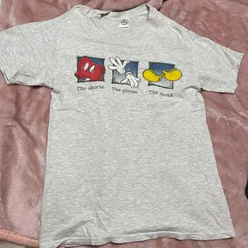 미키마우스 T셔츠 그레이