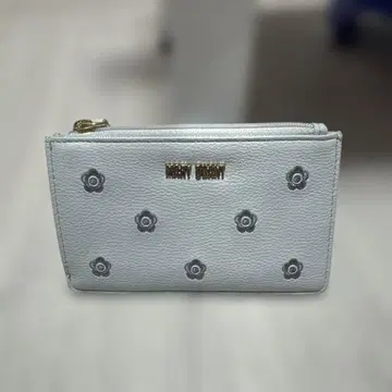 MARY QUANT 꽃무늬 자수 코인 케이스