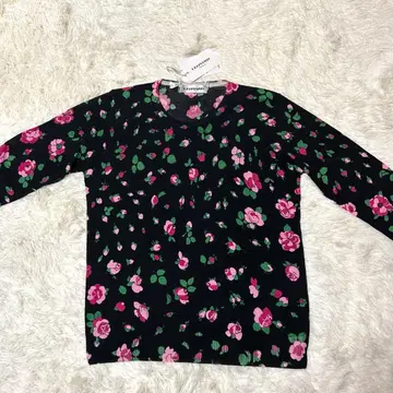 새상품 LEONARD 꽃무늬 긴팔 니트