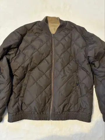 컨디션 최상/XL TAION x 그린 라벨 별주 리버서블 다운 블루종