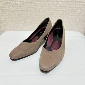 컴포트 가죽 펌프스 (라쿠나) 컨셔스 워크 일본제 23cm