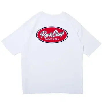 [ 완판템 ] PORKCHOP/OVAL SCRIPT POCKET TEE