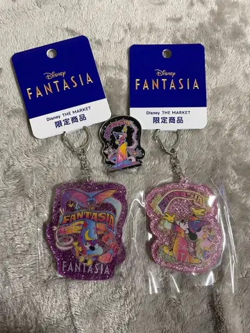 디즈니 판타지아 키링 핀 배지 디즈니 더 마켓