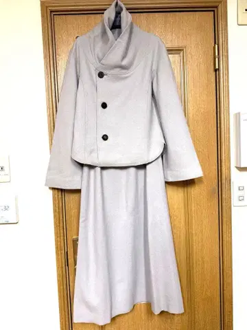 요건 레일 자켓 스커트 셋업