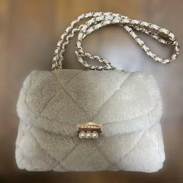 RANDA 2way 퀼팅 퍼 미니백