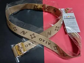 아타오 숄더 벨트 로고 패턴 (숄더 끈) 베이지 ATAO