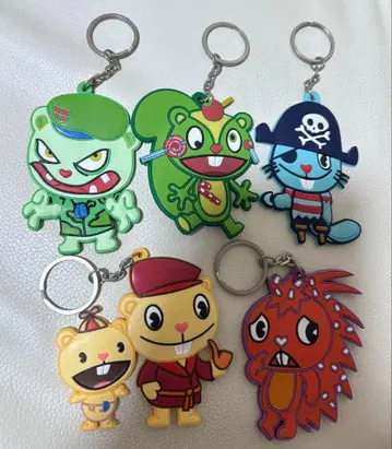 해피트리 프렌즈 러버 키링