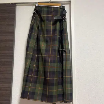 O'NEIL OF DUBLIN 체크 롱 스커트 US8