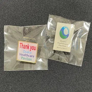 오사카 헬스케어 파빌리온 핀 배지