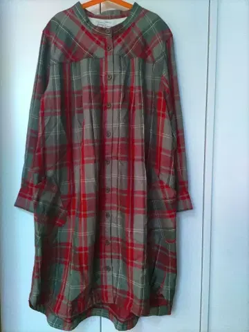 써니클라우드 체크 셔츠 튜닉