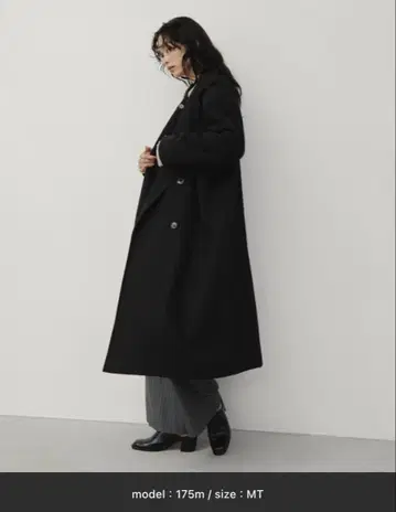 Aunt Marie's 스탠드 카라 3way 롱 코트
