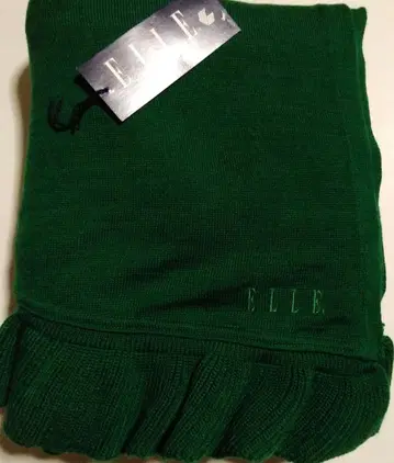 새상품 ELLE 니트 스톨 프릴 숄