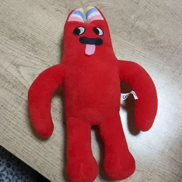 빨간색 캐릭터 봉제 인형