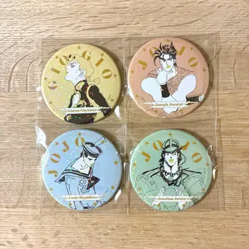 죠죠 월드 75mm 홀로그램 캔뱃지 세트