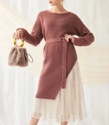 새상품급 MERCURYDUO 머큐리 듀오 도킹 슬릿 원피스