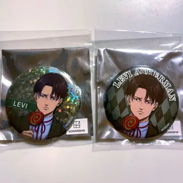 리바이 캔뱃지 2점 Break Time ver.