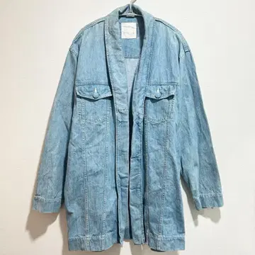 DISCOVERED 데님 자켓 코트 라이트 블루 일본제 남성용