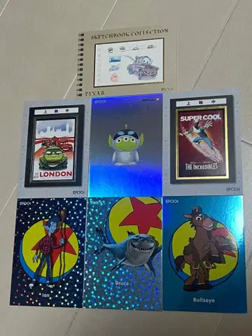 epoch 픽사 컬렉션 카드 카즈 메이터 스케치북 등