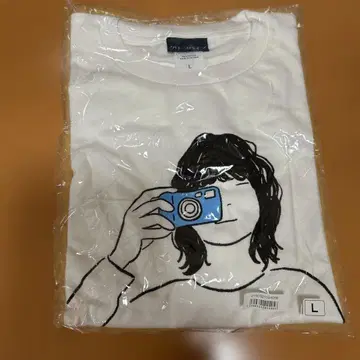 오자키 세카이칸의 날 카메라 T셔츠 L 사이즈