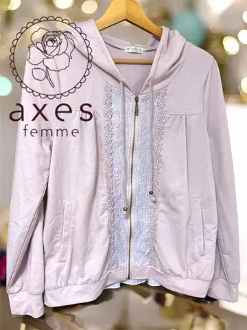 엑시즈팜 후드티 라이트핑크 새상품급