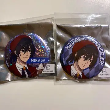 미카사 캔뱃지 2점 Break Time ver.