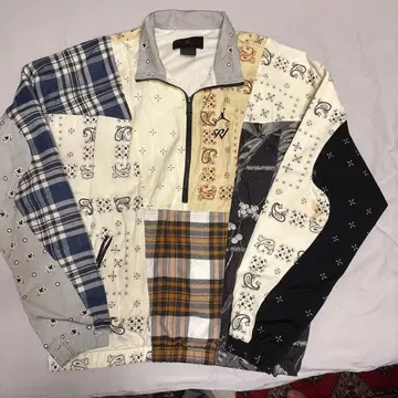 JORDAN 패치워크 나일론 자켓 M