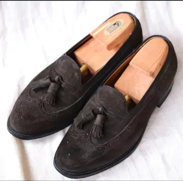 ALDEN 알든 x 애로우즈 스웨이드 롱윙 태슬 로퍼 8.5D