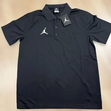 Jordan DRI-FIT 블랙 피케 셔츠 L