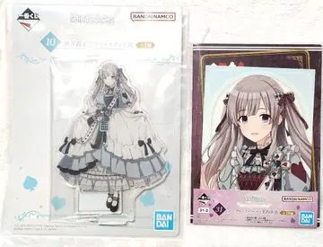 샤니마스 제일복권 유타니 키리코 아크릴 스탠드 안내장 2점 세트