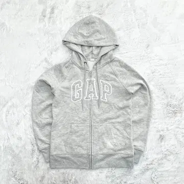 헤이세이 갸루 y2k GAP 집업 후디 로고 후드티 그레이