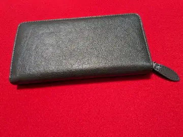 그린 가죽 장지갑