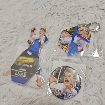 캡슐 토이 스트리트 파이터 6 루크 3종 세트