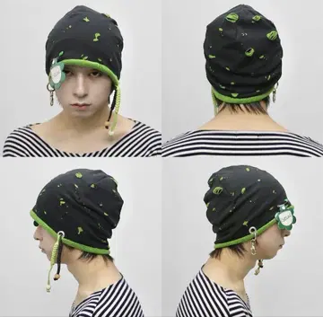 이세계 비니 블랙 그린