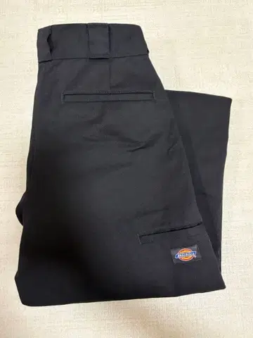 디키즈 더블니 팬츠 블랙 30