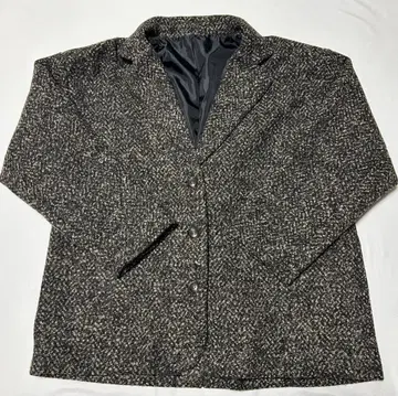 [ LIAN ] 트위드 테일러드 자켓 / 베이지 블랙