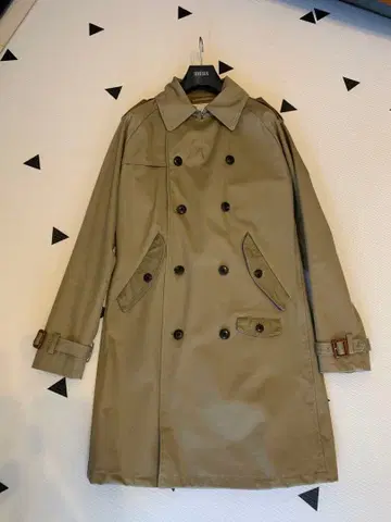 SEVESKIG PVC 가공 본딩 트렌치 코트