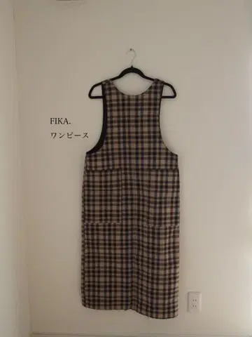 FIKA. 체크 무늬 2WAY 원피스