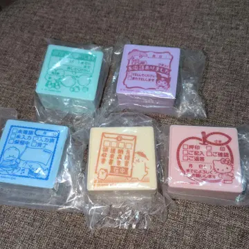 산리오 캐릭터즈 업무 스탬프 2 5개 풀세트